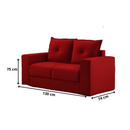Conjunto de Sofá 3x2 Lugares Santa Catarina Bacetto