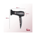 Secador de Cabelos Mondial Preto/Golden Rose Bivolt - SC-37-BI