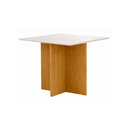 Conjunto Mesa de Jantar 90cm Quadrada Helo Com 4 Cadeiras Linea Poliman