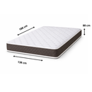 Conjunto Box Casal Isoflex D33 (Base + Colchão) 138x188cm Bacetto