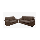 Conjunto de Sofá 2 e 3 Lugares Caribe Capitonê Masterflex