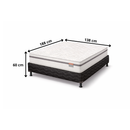 Conjunto Box Casal 188x138 Confort LN Reconflex