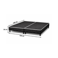 Base Para Cama Box Queen Bipartida Bordada Universal Bacetto