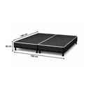 Base Para Cama Box Queen Bipartida Bordada Universal Bacetto