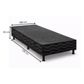 Base Para Cama Box Solteiro Bordada Universal 188x88 Bacetto