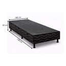 Base Para Cama Box Solteiro Bordada Universal 188x88 Bacetto