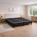 Base Para Cama Box Queen Bipartida Bordada Universal Bacetto