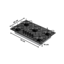 Cooktop Essencial 5 Bocas Itatiaia