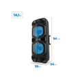 Caixa Amplificada Connect Mega Sound II CM-1500
