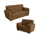 Conjunto de Sofás 3 e 2 Lugares Berlim Masterflex