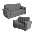 Conjunto de Sofás 3 e 2 Lugares Berlim Masterflex