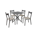 Conjunto De Mesa Com 4 Cadeiras Ciplafe
