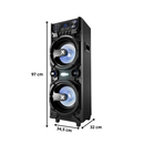 Caixa de Som Torre Amplificada Bluetooth 1000W CA-5000 Lenoxx