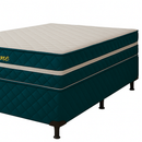 Cama Box Casal Prime (Colchão + Base) 138x188x62 Molas Ensacadas Bacetto