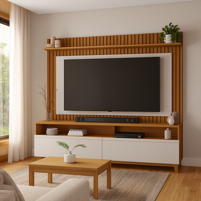 Estante Home Para TV até 65" 2 Portas NT1340 Notável Móveis