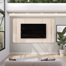 Painel Para Tv Até "75" Luminárias LED Areta Dj Móveis