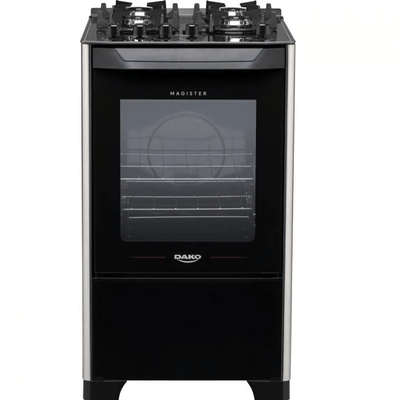 Fogão 4 Bocas Mesa de Vidro  Automático Magister Dako