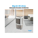 Climatizador de Ar Elgin Big Air 45 Litros Frio Ventilador Umidificador 127V