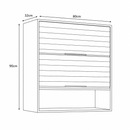Aéreo Esplêndida 80cm 2 Portas MGM
