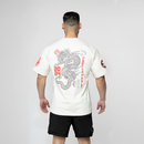 CAMISETA BE A DRAGON OVERSIZED BEGE