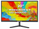 Computador Completo Intel Core i3 + Monitor 20” LED HDMI + SSD 256GB + 8GB RAM + Windows 11 Pro