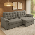 Sofá Retrátil e Reclinável 4 Lugares Parma Besthouse