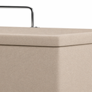 Base Baú Para Cama de Solteiro 88x188 Ortobom Physical com Pistão e Espaço Interno