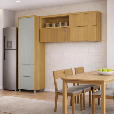 Cozinha 3 Peças 5 Portas 22cm Marquesa Nesher