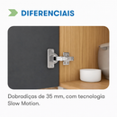 Armário aéreo New Porto 80cm 2 Portas Itatiaia