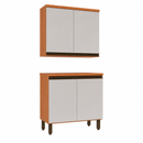 Cozinha Compacta Macadâmia 80cm 4 Portas Telasul