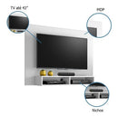 Painel para TV até 49" 2 Nichos Eros  Notável Móveis