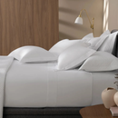 Jogo de Cama Grasso 4 Pçs 300 Fios Cetim 100% Algodão Branco Trussardi