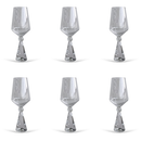 Jogo 6 Taças de Vinho em Vidro com Esfera Transparente Pure Linha Sintonia 595ml