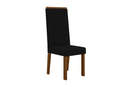 Conjunto de Mesa de Jantar Cris Picolla 136X90 com 4 Cadeiras Livia Sonetto