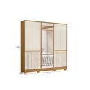 Guarda-Roupa Casal Alasca 10 Portas com Espelho Moval