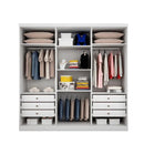 Guarda-Roupa Casal New Vértice 6 Portas 6 Gavetas Novo Horizonte