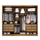 Guarda-Roupa Casal Robust com Espelho 6 Portas 6 Gavetas Novo Horizonte