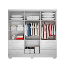 Guarda-Roupa Encant 6 Portas 6 Gavetas com Pés Novo Horizonte