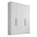 Guarda Roupa Solteiro 4 Portas 3 Gavetas MDF Moderni Plus Novo Horizonte