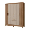 Guarda-Roupa Solteiro Malta 7 Portas e 2 Gavetas Moval