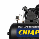 Compressor Chiaperini CJ 15+ APV 200 Lts 175 Lbs 3 cv Monof.