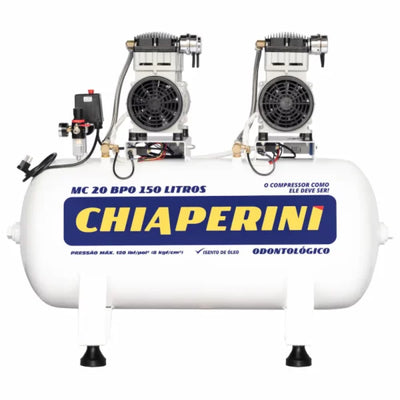 Compressor Chiaperini Mc 20bpo 150l 120lbs 4cv Mono Sem Óleo