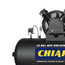 Compressor Chiaperini CJ 20+ APV 250 Litros 175 Libras 5 cv Trifásico