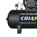 Compressor Chiaperini CJ 20+ APV 250 Litros 175 Libras 5 cv Trifásico