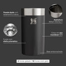 Copo Prismático Alto Foundry Black | 381ML