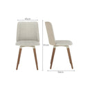Conjunto Mesa de Jantar 1,15m com Vidro Bennet com 4 Cadeiras Dakota