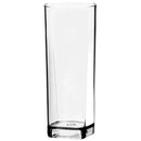 Kit 4 Copos Long Drink Acrílico Base Quadrada 350ml Transparente
