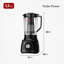 Liquidificador Mondial Turbo Power L-99-FB 3 Velocidades 550W