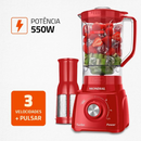 Liquidificador Mondial Turbo Power L-99-FR 3 Velocidades 550W