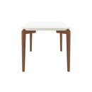 Mesa de Jantar Donatella 135cm Retangular com Vidro Província para 4 Lugares